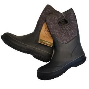 BOGS Boots Gray | Size Youth 1 1M | Unisex | Waterproof Insulation | Rain Boots